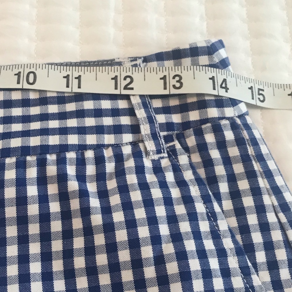 Nautica Women’s Blue Gingham Shorts - Picture 9 of 12